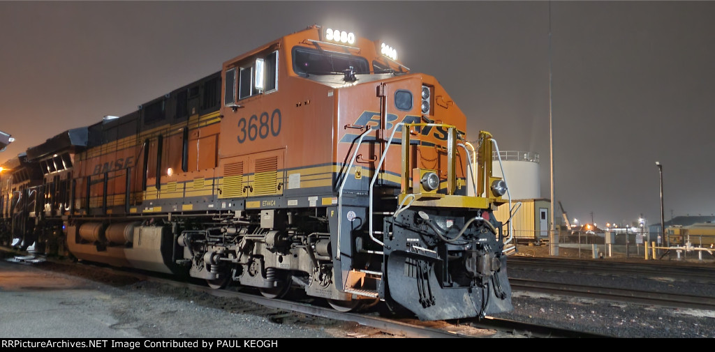 BNSF 3680 at The BNSF Pasco Yard , Washington Fuel Rack